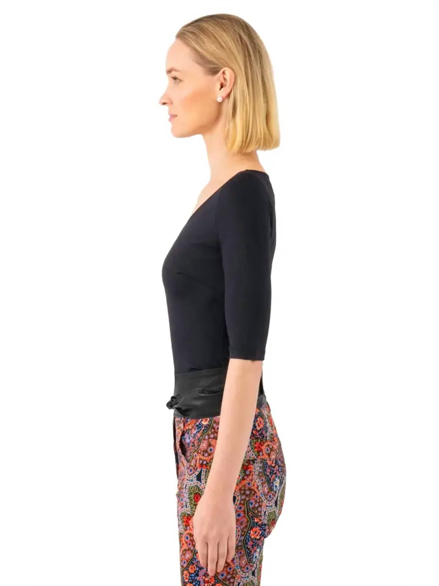 Gretchen Scott - Second Skin 3/4 Sleeve Top