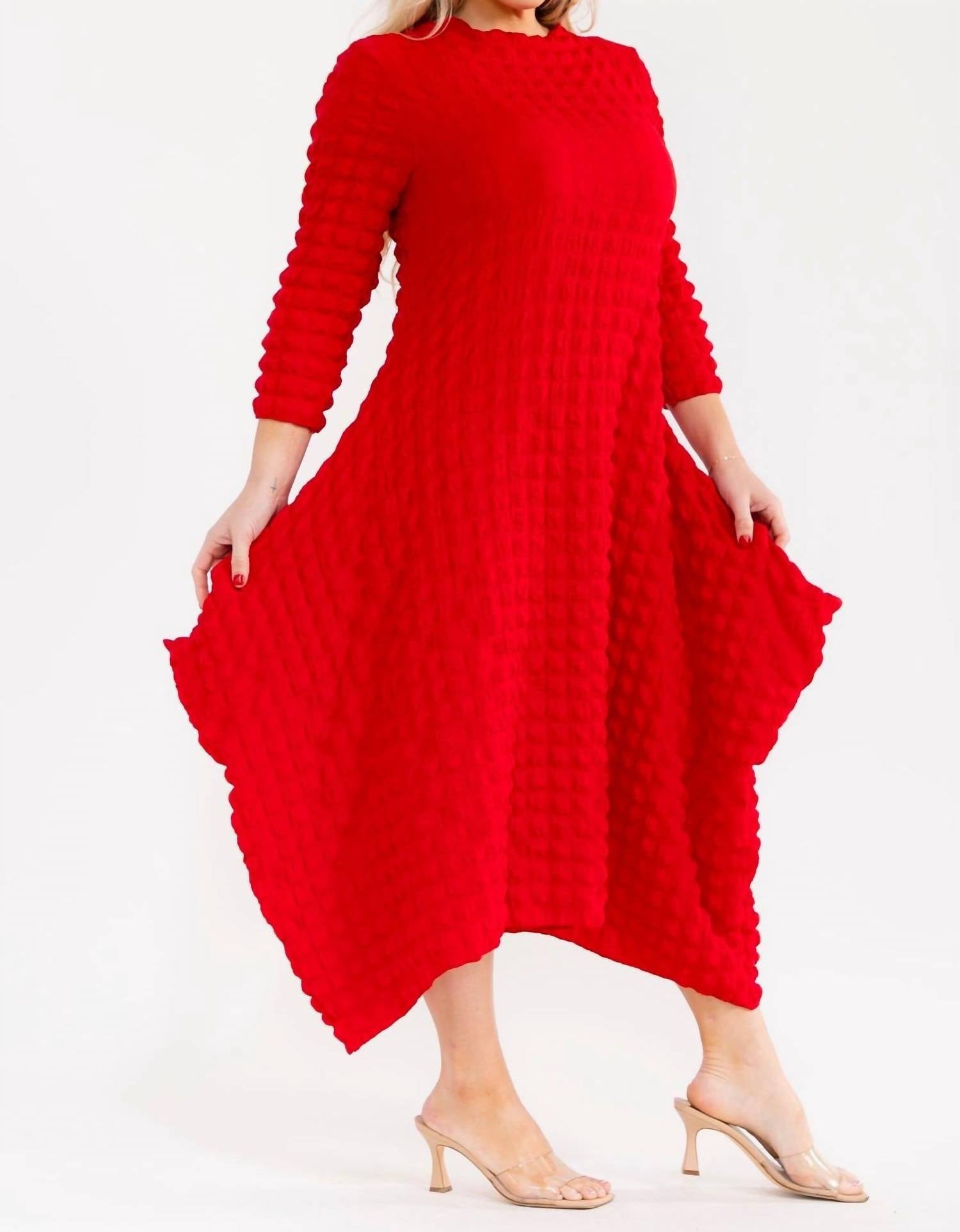 Karen Kane - Bubble Popcorn Maxi Dress