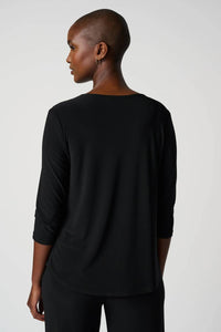 Joseph Ribkoff - Three Quarter Sleeve Slit Top