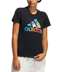 Adidas - Women's Activewear Cotton Printed-logo T-shirt