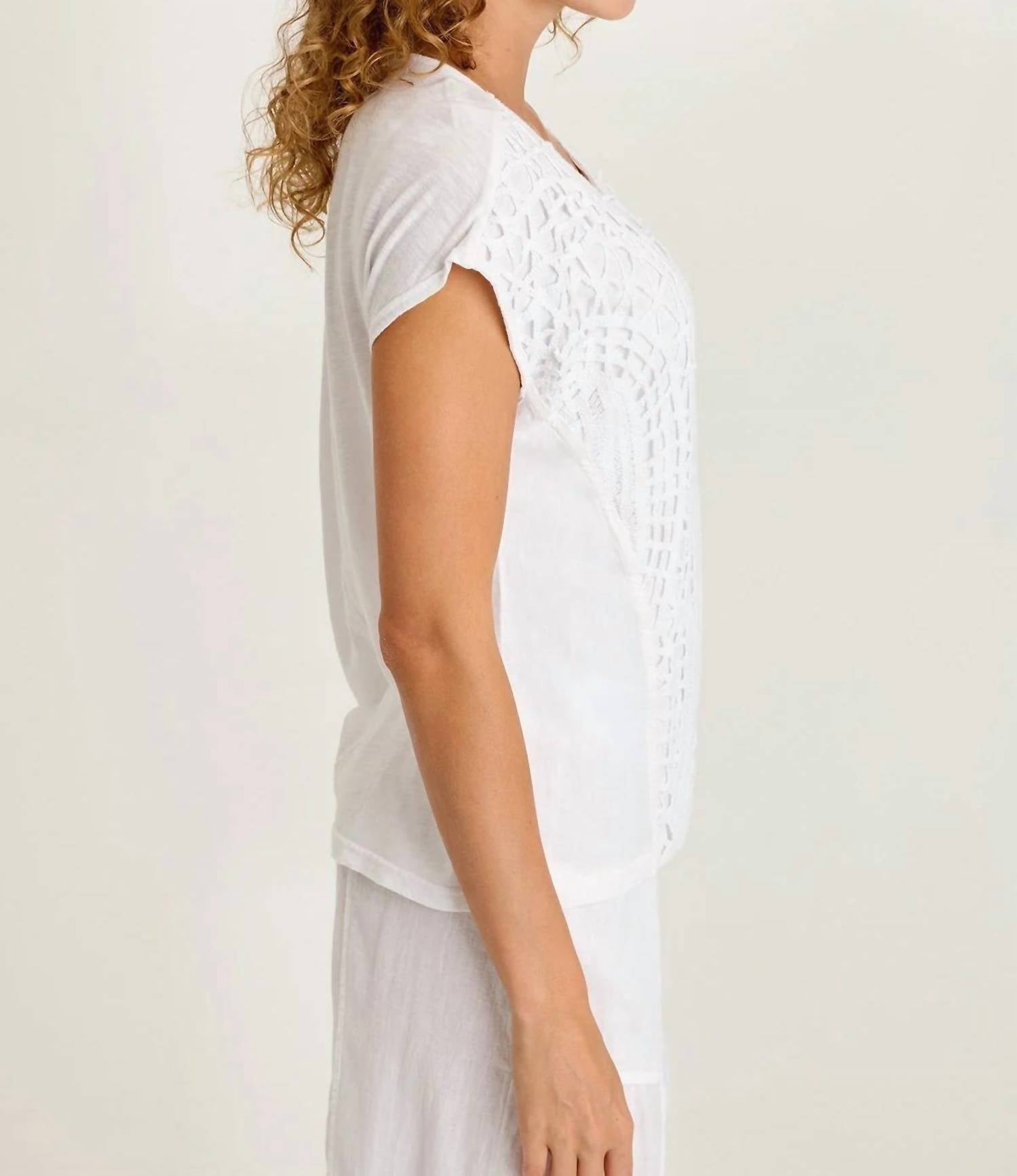 Xcvi - Nashir Crochet Top