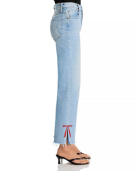 Mother - Rambler Zip Slice Hover Fray Jeans