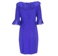 Nue By Shani - Built In Shapewear Ruffle Pencil Dress
