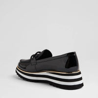 Ziera Women's Eaila Loafer in black - women's flats - alternate view