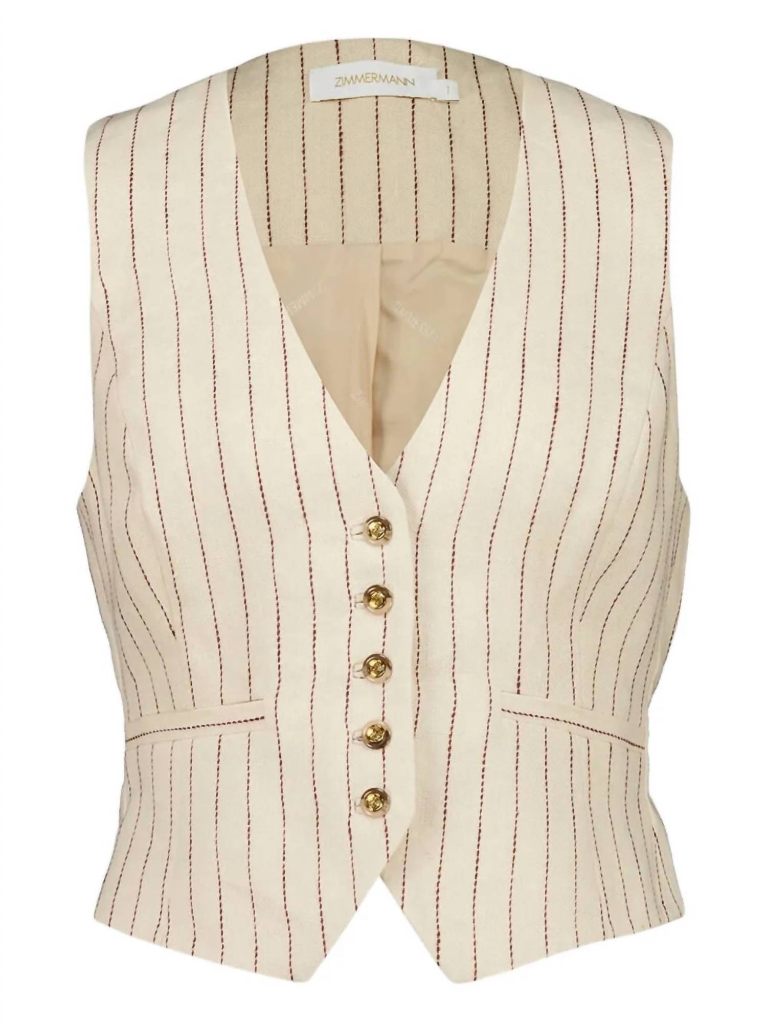 Zimmermann - Rebellion Pinstripe Waistcoat