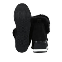 Hogan - Women's Faux Fur Trim Booties