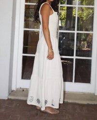 Bailey Rose - Nautical Tie Maxi Dress