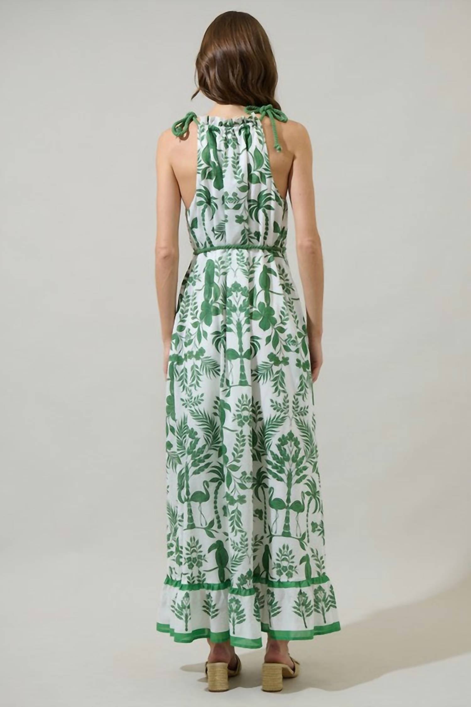 Sugarlips - Dayane Belted Maxi Dress