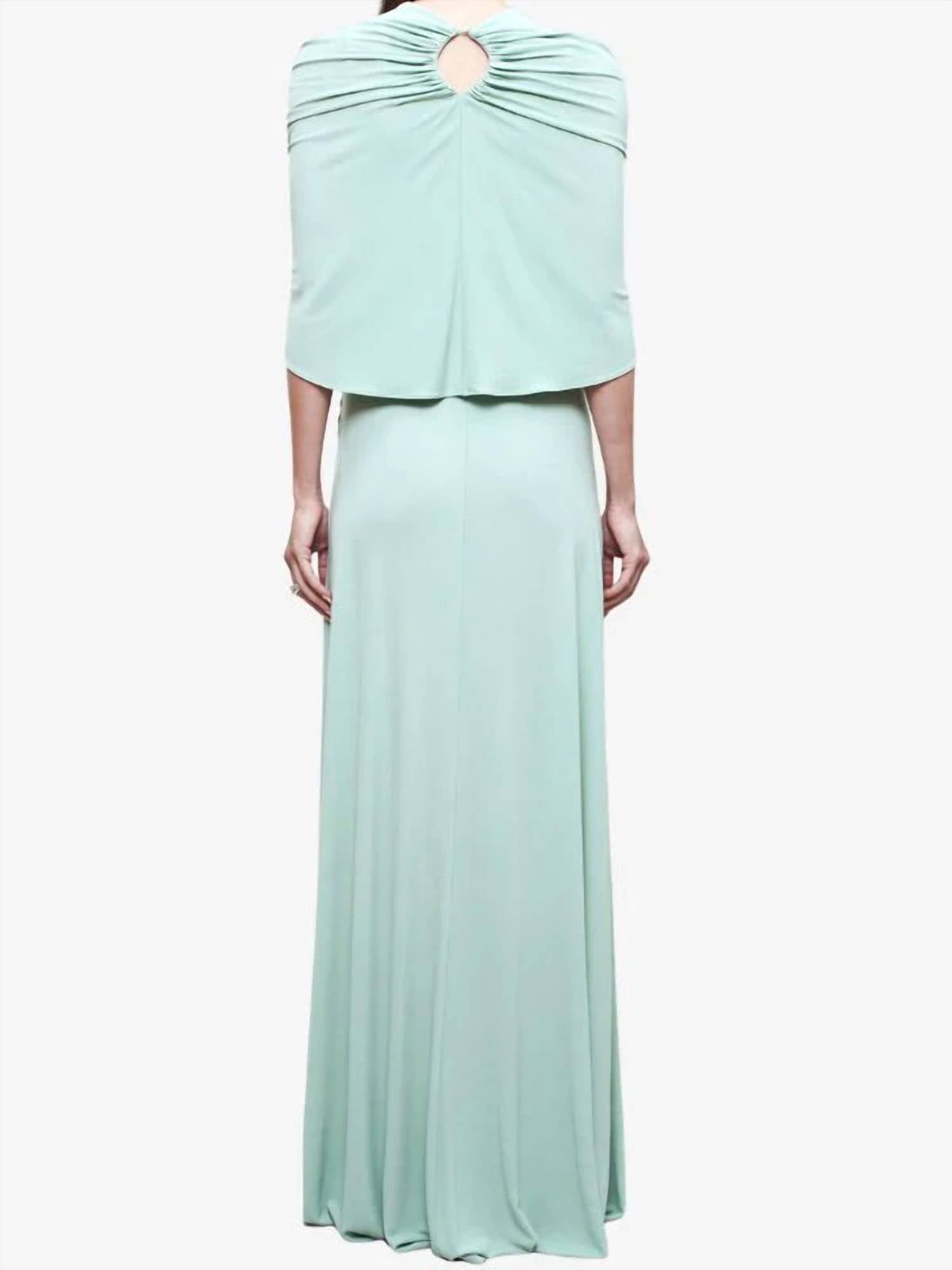 Kallmeyer - Matilda Matte Jersey Cape Gown