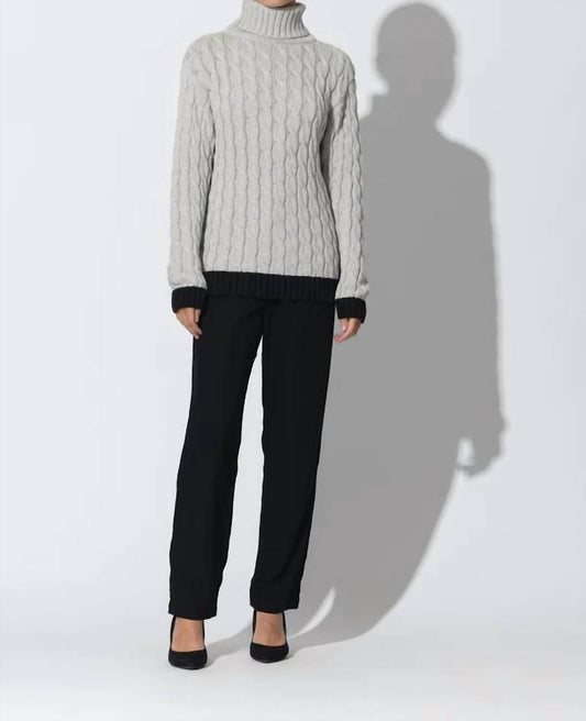 Lusana - Freda Knitted Cable Sweater