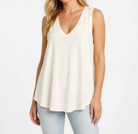 Staccato - Women's V Neck Sleeveless Racerback Tank Top