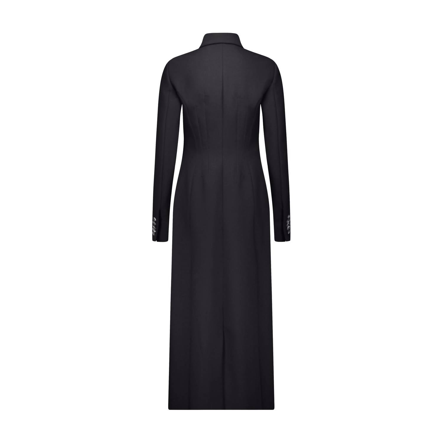Marina Moscone - Long Single-button Coat