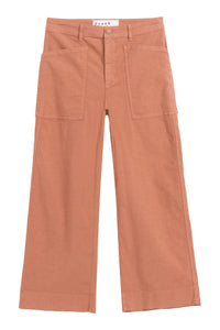 Frank & Eileen - Limerick Cropped Wide-leg Carpenter Pants