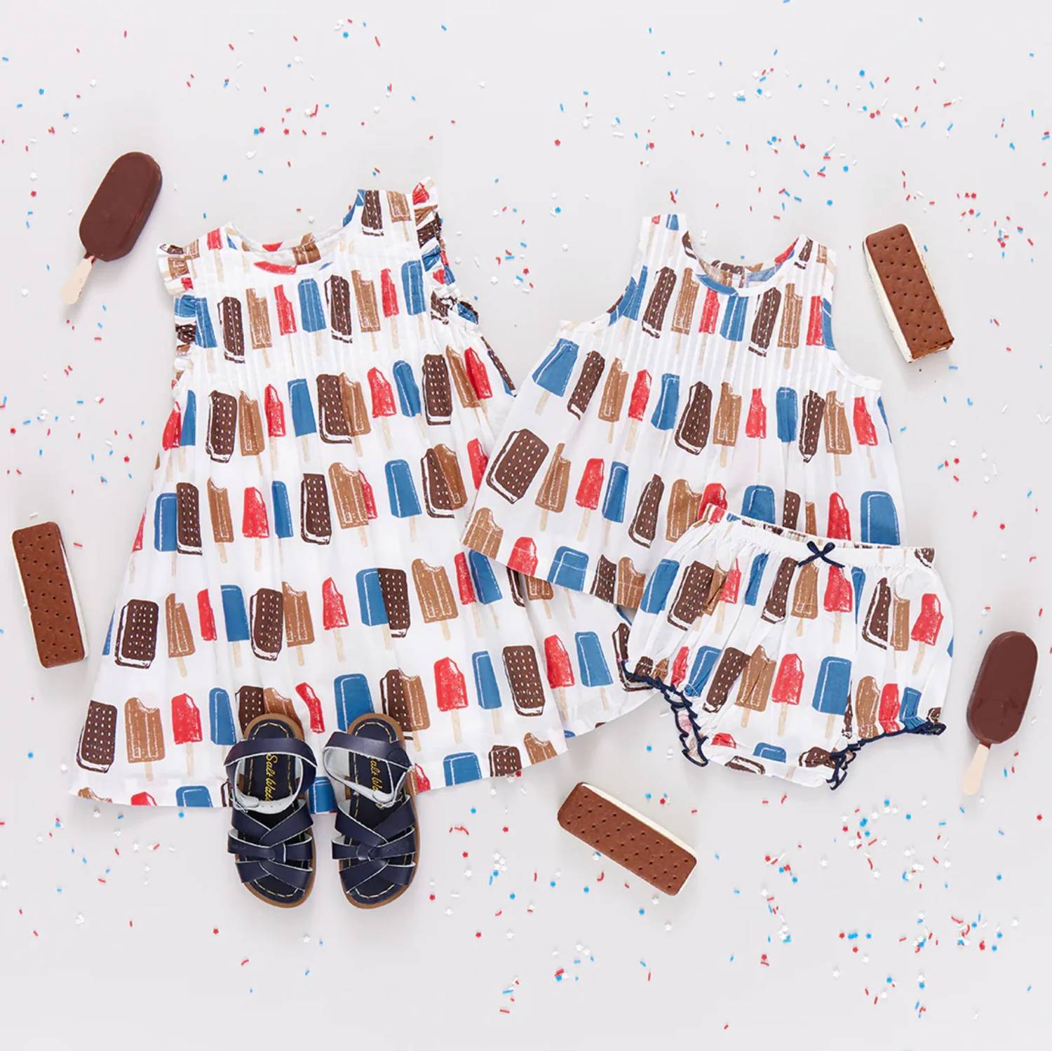 Pink Chicken - Kid's Popsicles Baby Girls Jaipur Set