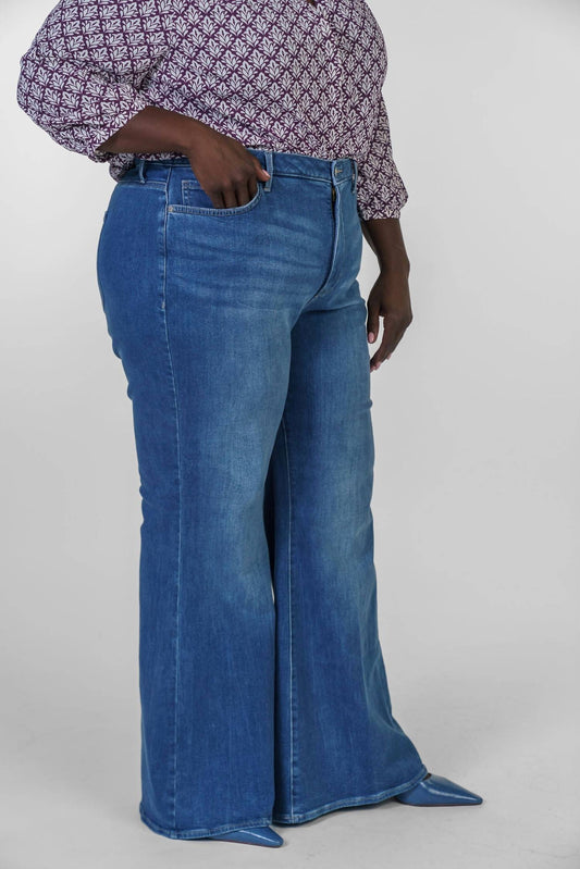 Nydj - Mia Palazzo Jean With High Rise - Plus