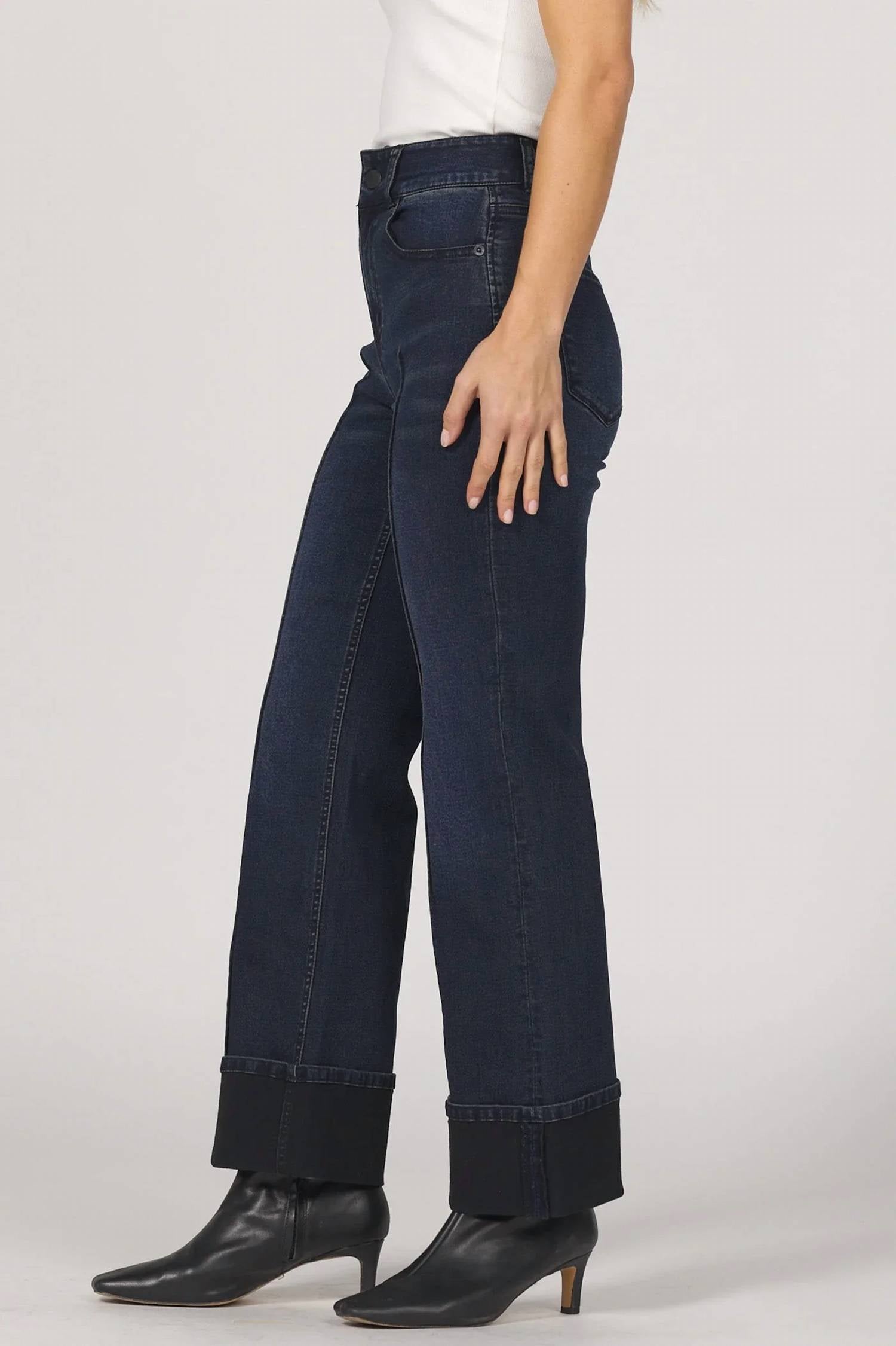 Dear John Denim - Holly Structured Seam Detail Ankle-length Jeans