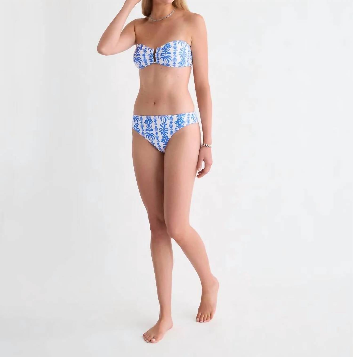 Vineyard Vines - Ruched Low-rise Bikini Bottoms
