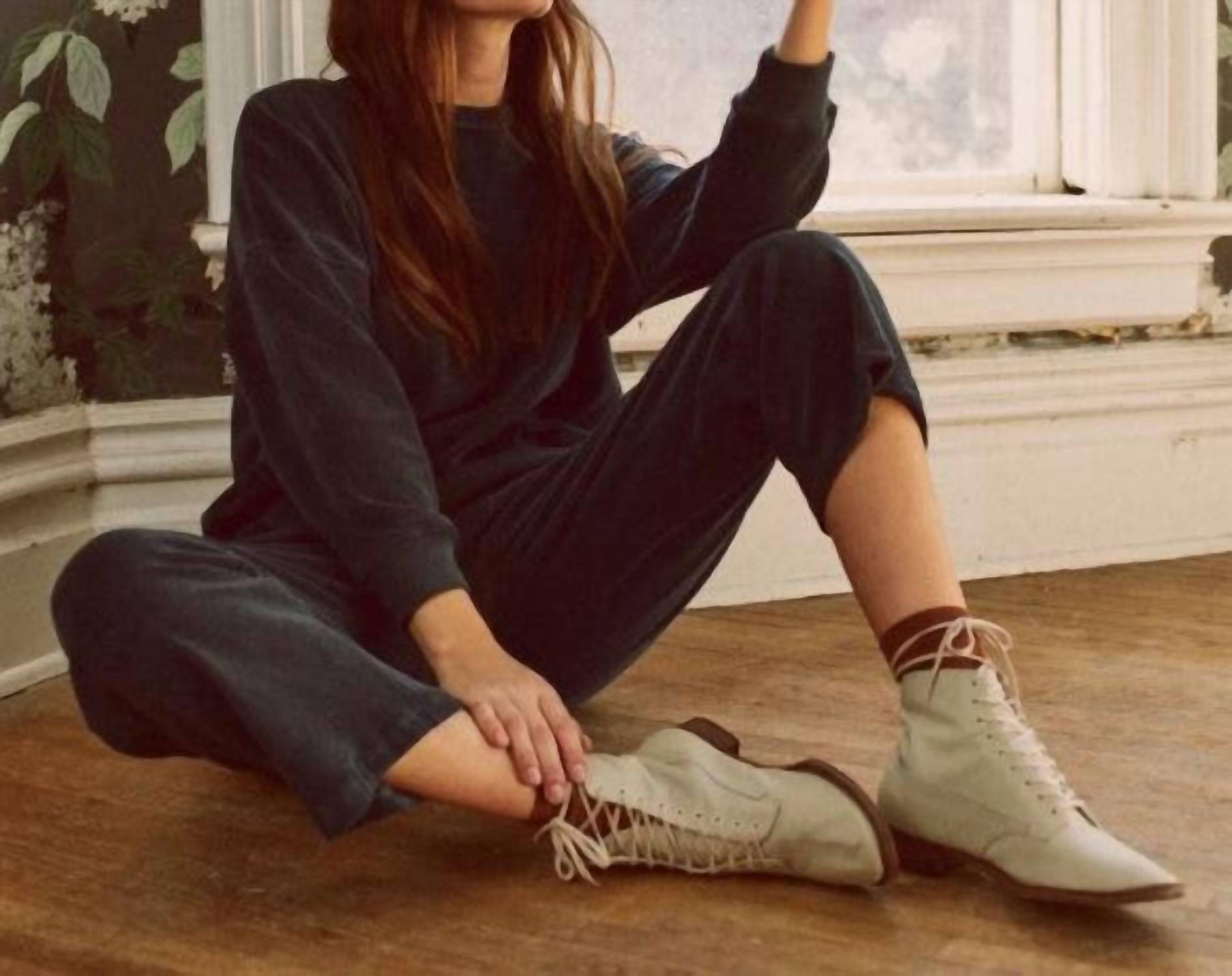 THE GREAT. Women's Micro Pj Set in blue - women's intimate