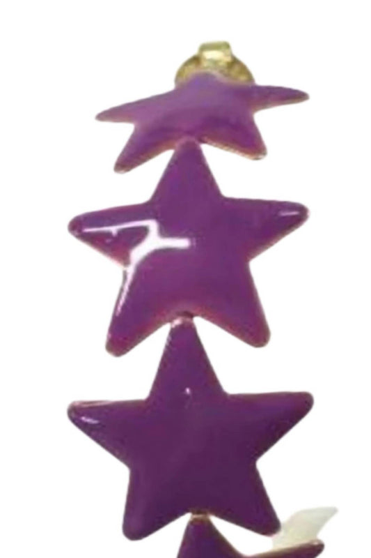 Sheila Fajl - Women's Resin Aaron Star Hoop Earrings