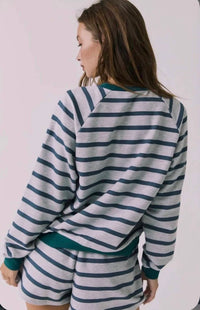 Chaser - Resort Stripe Long Sleeve Top