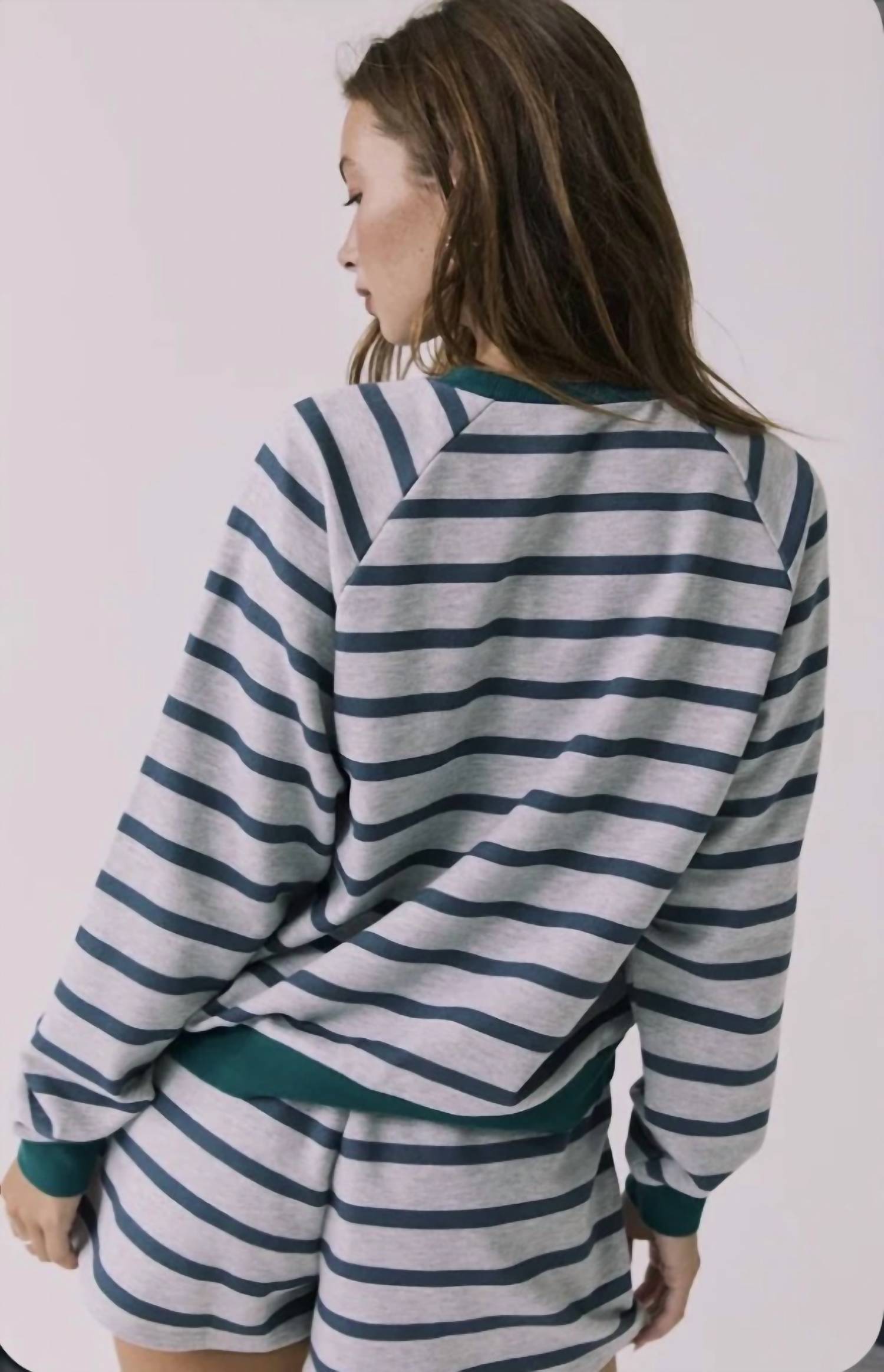 Chaser - Resort Stripe Long Sleeve Top