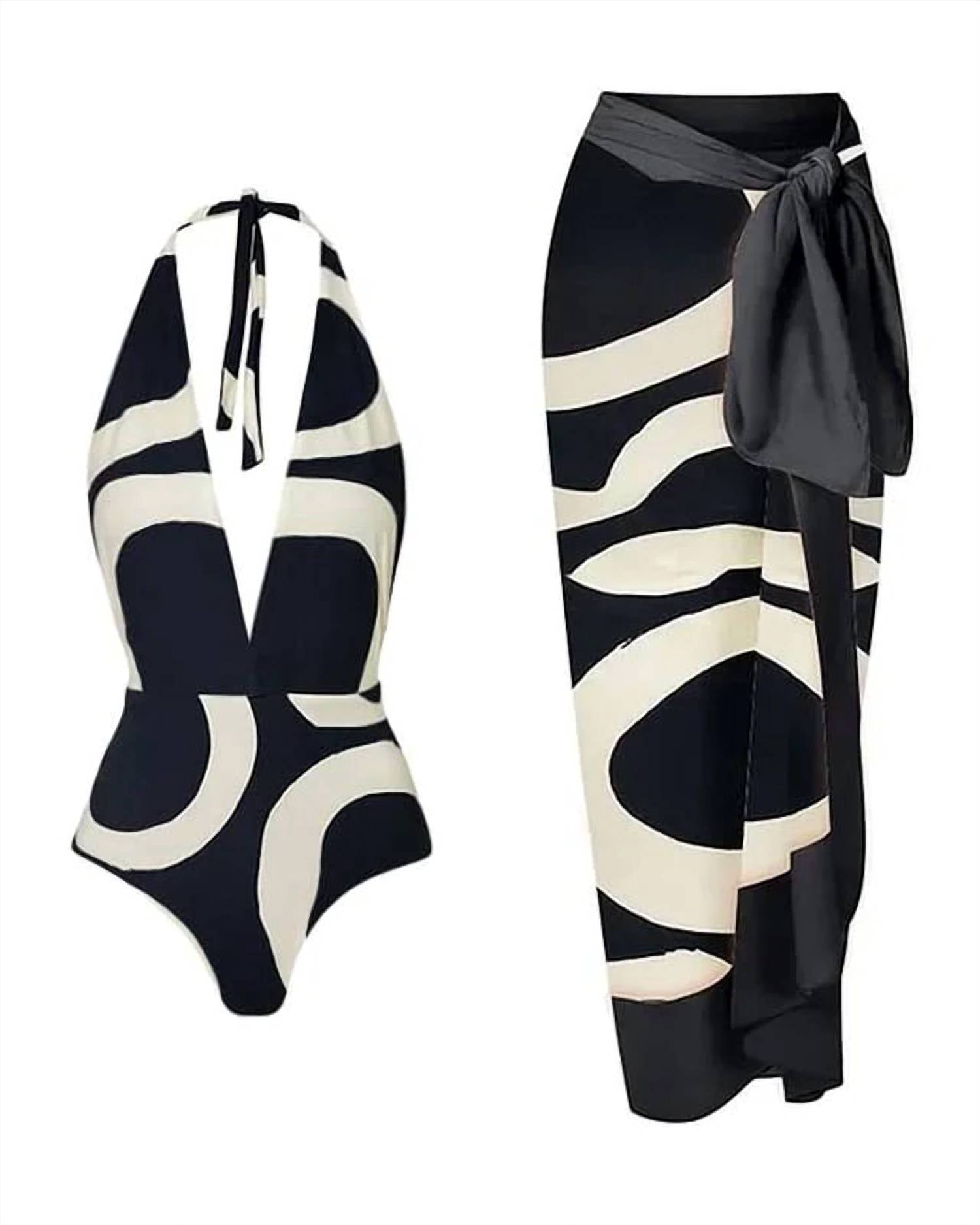 Sweetkama - Women's Capri Noir Swim Set