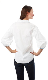 Dizzy-Lizzie - Women's Puff Sleeve Top