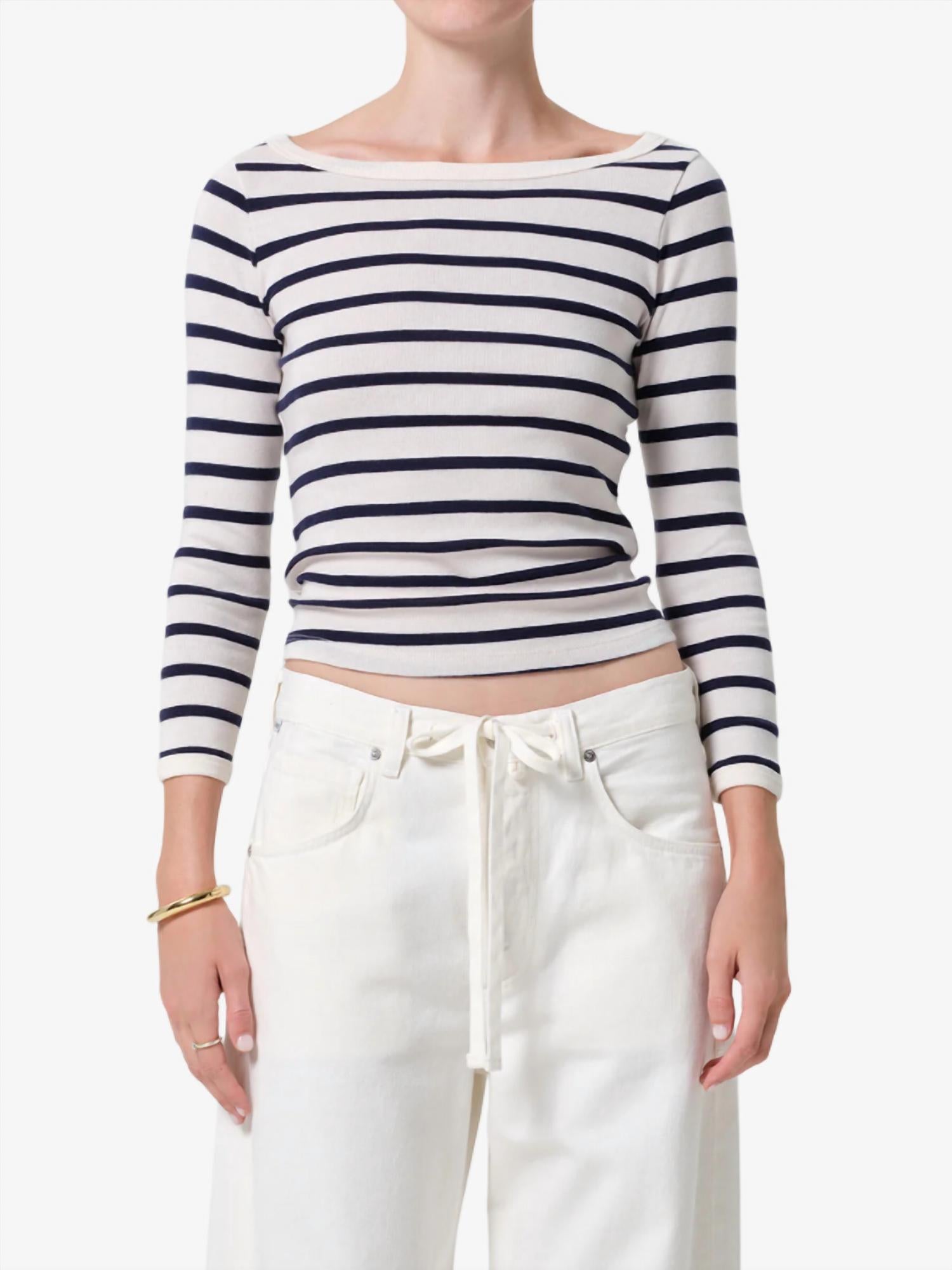 Citizens Of Humanity - Boat Neck Slim Tee