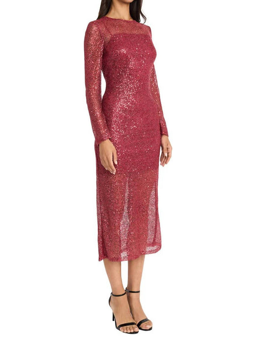 Donna Morgan - Netted Sequin Dress
