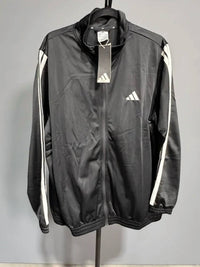 Adidas - 3 Stripe Sport Track Zip Up Jacket