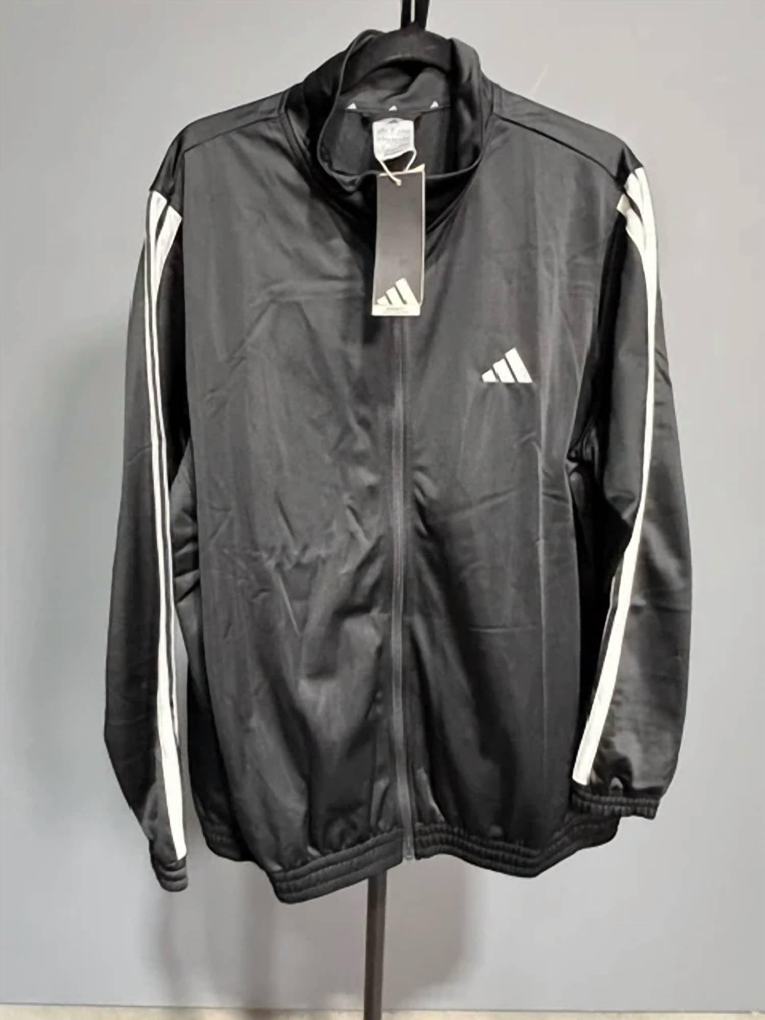Adidas - 3 Stripe Sport Track Zip Up Jacket
