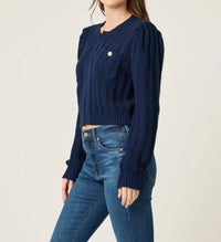 Btb Los Angeles - Jade Crewneck Cardigan