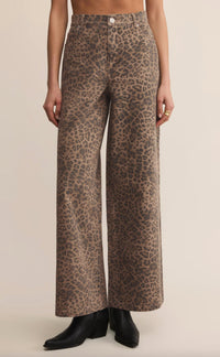 Z Supply - Marli Denim Leopard Pant