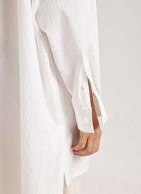 OVERSIZED COTTON-BLEND SHIRT