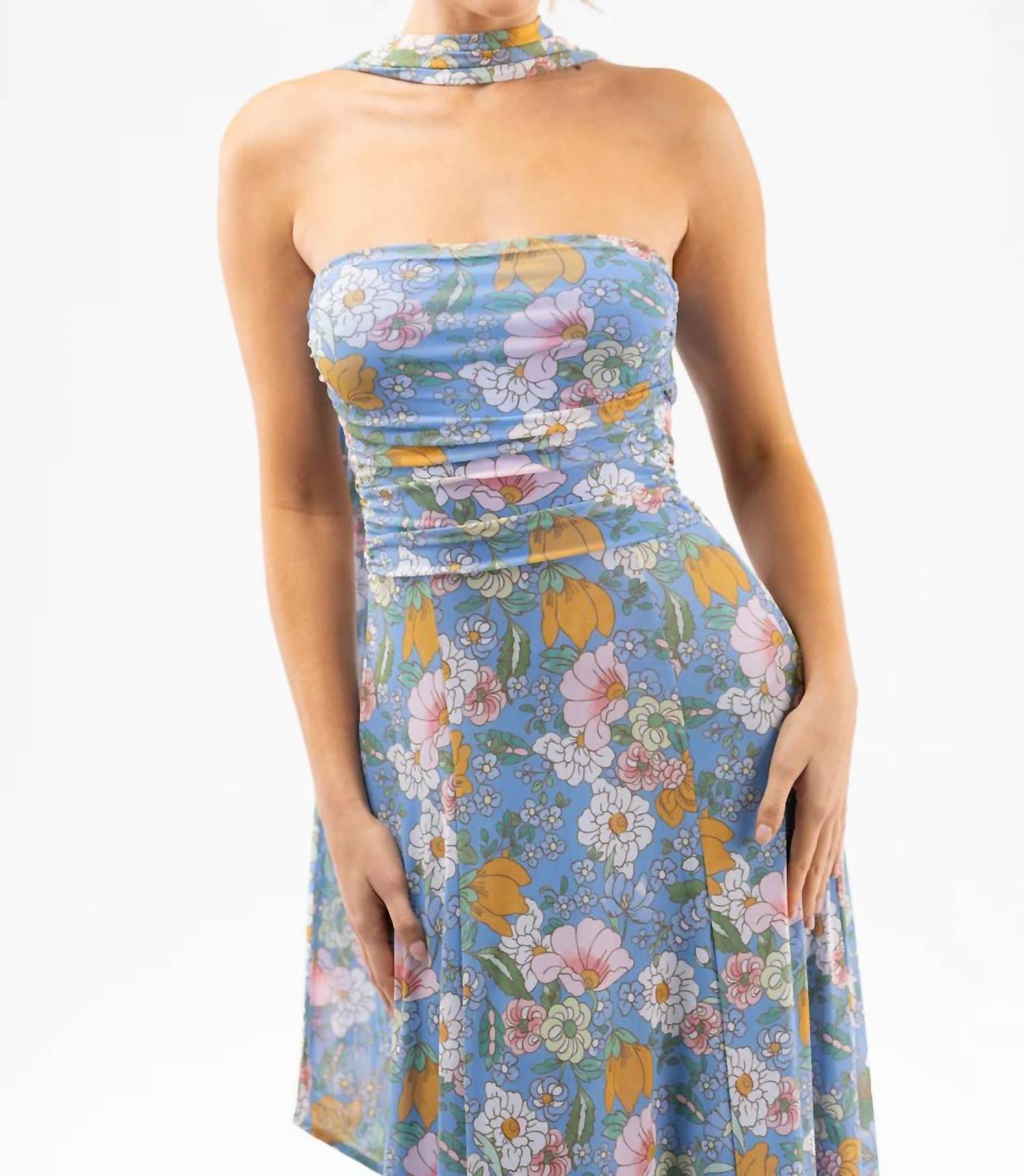 Smith & Quinn - The Esme Strapless Semi-sheer Maxi Dress