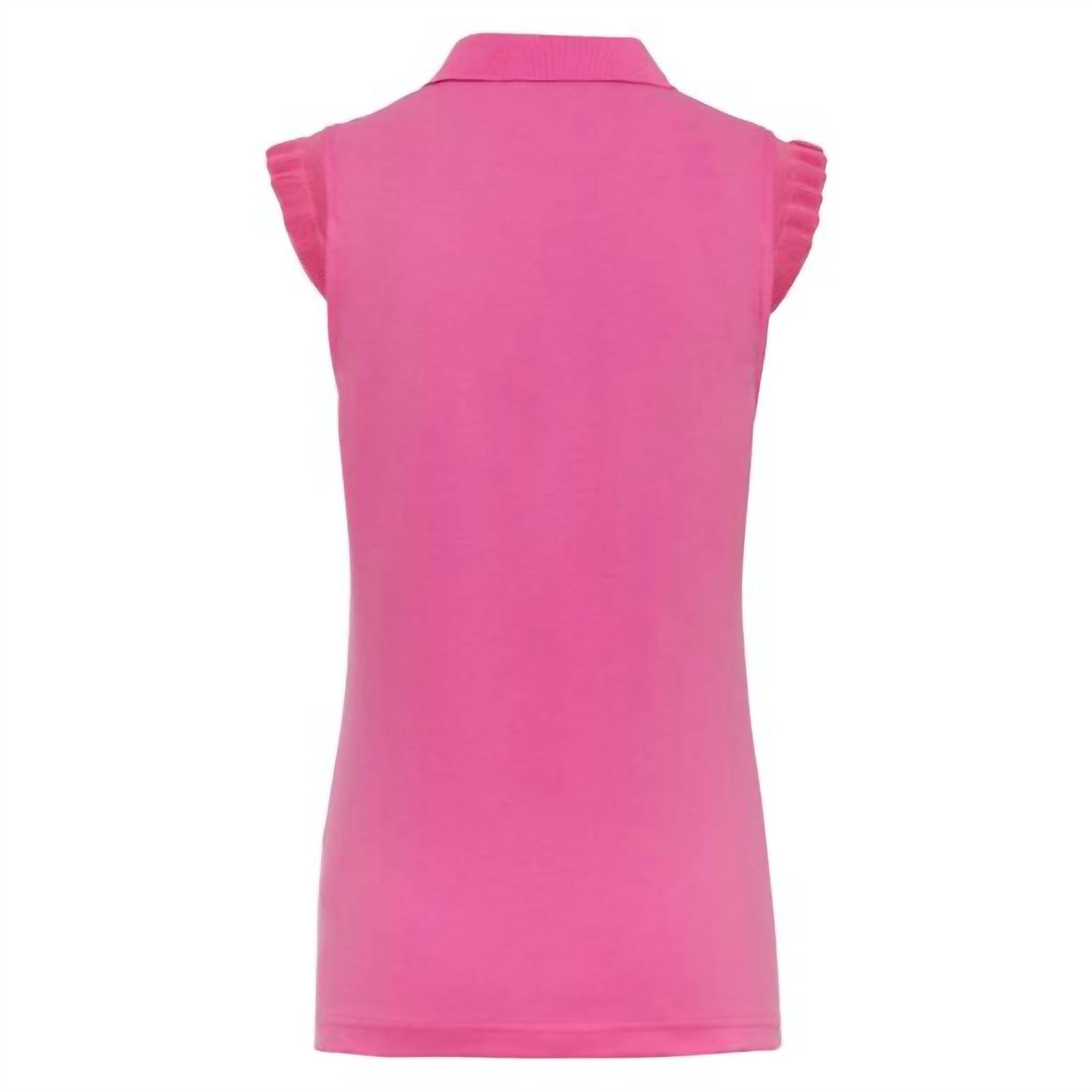 THE MADDALENA CAP SLEEVE POLO