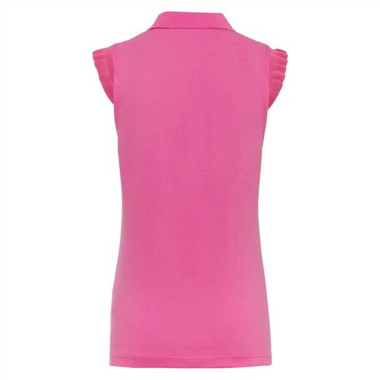 THE MADDALENA CAP SLEEVE POLO