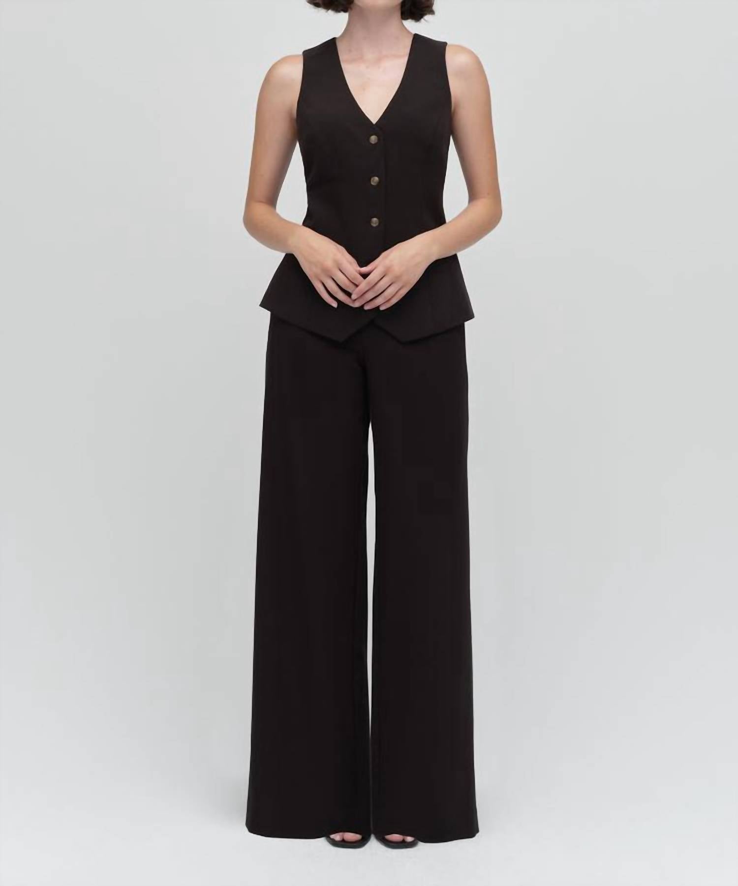 Favorite Daughter Women's The Jones Pant in black - women's pants