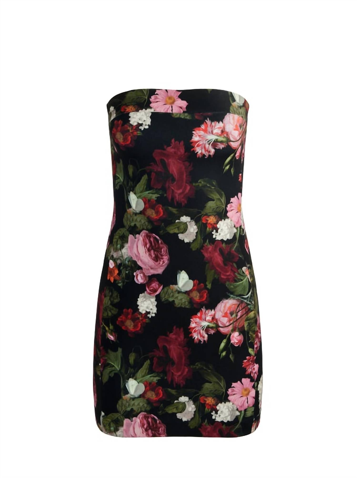 Alice + Olivia - Kelly Square Bust Mini Dress