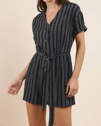 Sadie & Sage - Jada Stripe Romper