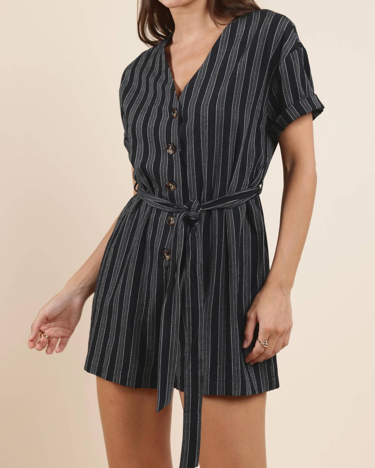 Sadie & Sage - Jada Stripe Romper