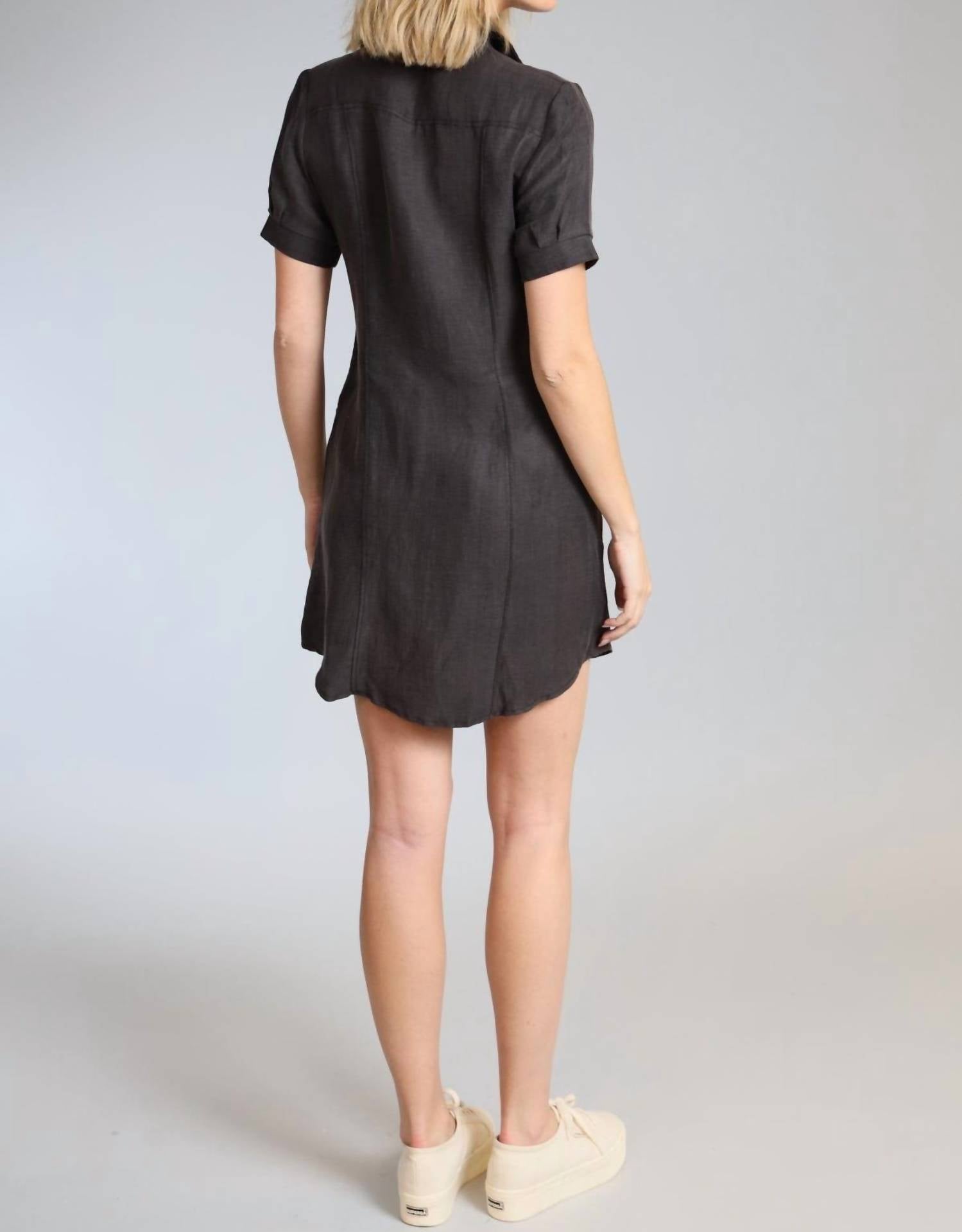 Lola & Sophie - Cupro Linen Denim Dress