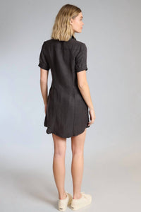 Lola & Sophie - Cupro Linen Denim Dress