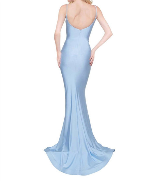 Colors Dress - Satin Lycra Gown