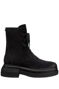 STUART WEITZMAN Women's Charli Lace-up Sportlift Bootie in black - women's shoe