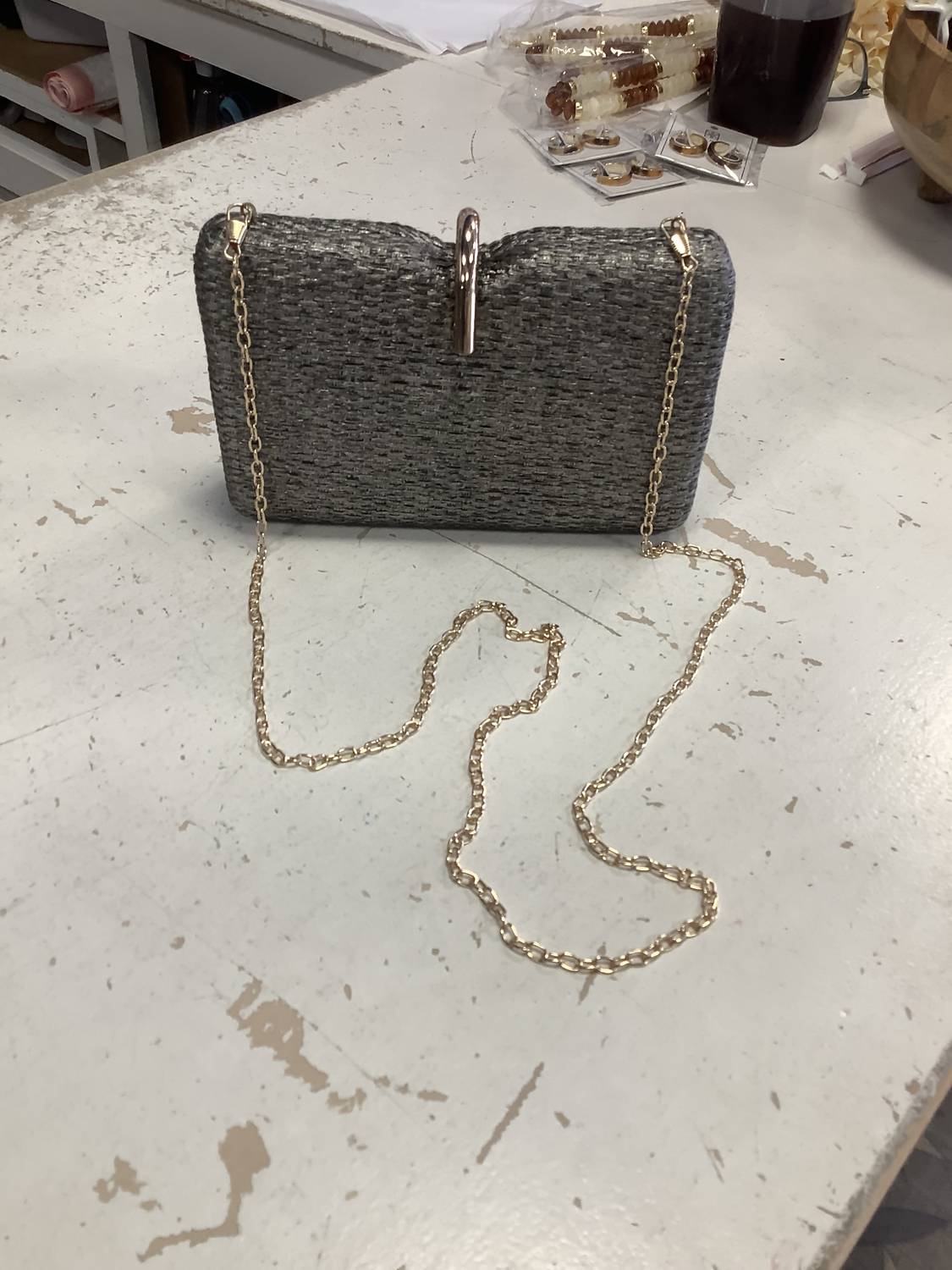 Bc Handbags - Straw Clutch