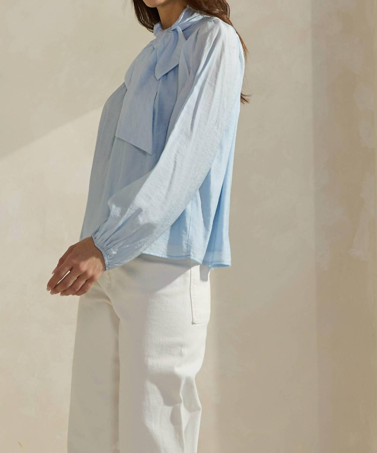 Able - Bow-tie Neck Blouse