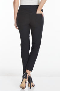 Slimsation By Multiples - Pull On Twill Ankle Pants