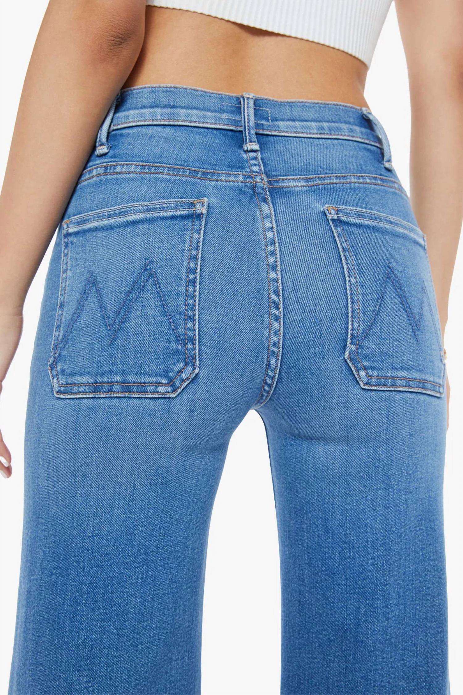 Mother - Hustler Roller Patch Pocket Jeans - Petite