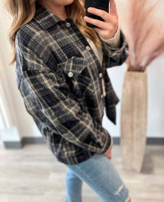 Mikarose - Plaid Shacket